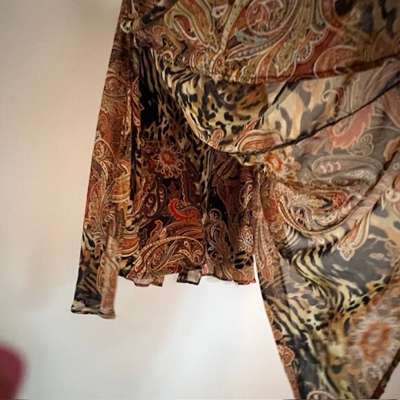 NY Collection Womens Tunic with High-Low hem Size 3X - Picture 7 of 9